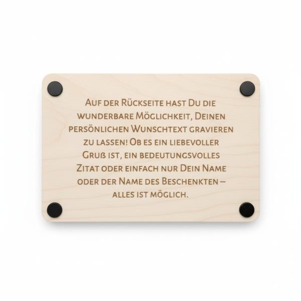 Geld Geschenke zu Ostern: Stilvolle Geld Geschenkkarte - Holzkarte - personalisiert – Die perfekte Geschenkidee für deine Liebsten!